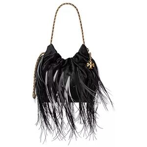 Tory Burch Fleming Feather Mini Hobo